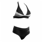 Salming Pandora Halterneck Bikini. Pen bikini fra Salming. Overdel i halterneck modell. Klassiske enkle truser i hipster modell. Bikinien har fi...